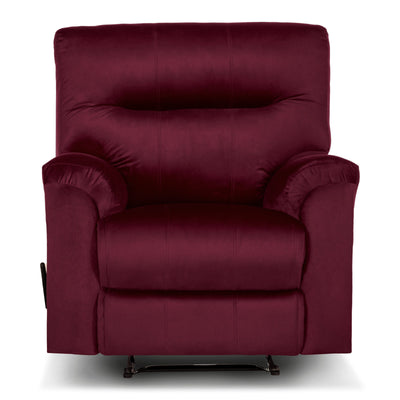 In House Rocking & Rotating Recliner Upholstered Chair with Controllable Back - Red-905137-RE (6613412184160)