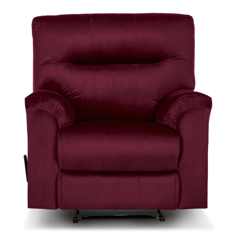 In House Classic Recliner Upholstered Chair with Controllable Back - Red-905135-RE (6613411266656)