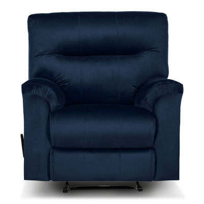In House Rocking & Rotating Recliner Upholstered Chair with Controllable Back - Blue-905137-B (6613411922016)