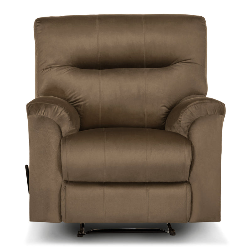 In House Rocking & Rotating Recliner Upholstered Chair with Controllable Back - Light Brown-905137-BE (6613411889248)