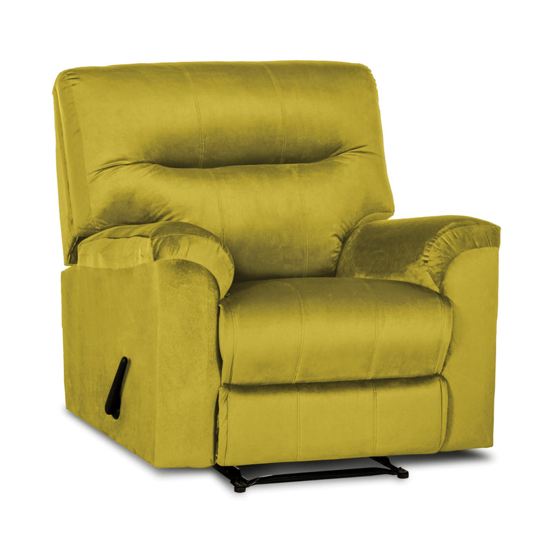 In House Classic Recliner Upholstered Chair with Controllable Back - Yellow-905135-Y (6613411168352)