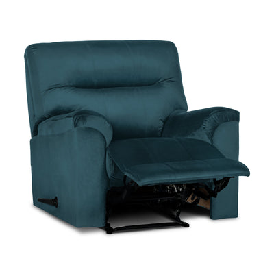 In House Rocking Recliner Upholstered Chair with Controllable Back - Turquoise-905136-TU (6613411496032)