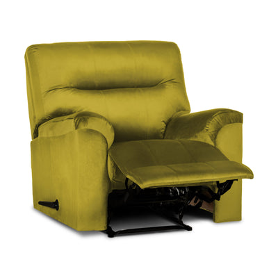 In House Rocking & Rotating Recliner Upholstered Chair with Controllable Back - Yellow-905137-Y (6613412118624)