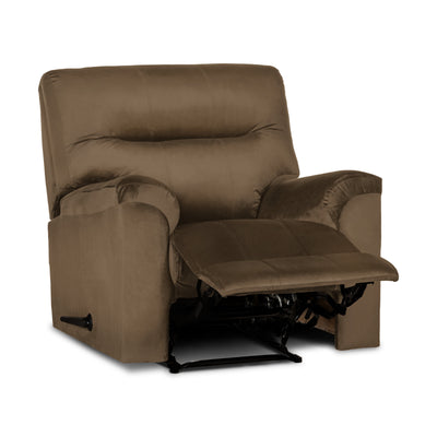 In House Classic Recliner Upholstered Chair with Controllable Back - Light Brown-905135-BE (6613410971744)
