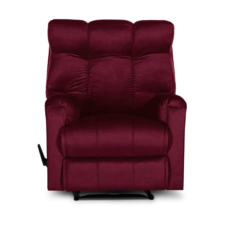 In House Classic Recliner Chair Upholstered With Controllable Back - Green-AB011C012 (6613419622496)