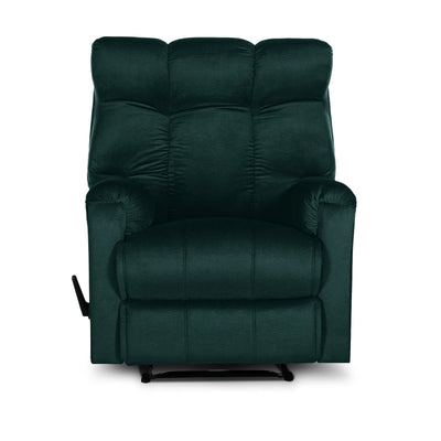 In House Rocking & Rotating Recliner Chair Upholstered With Controllable Back - Brick-AB011R006 (6613420343392)