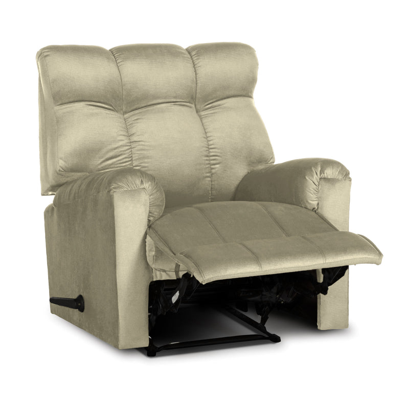 In House Rocking & Rotating Recliner Chair Upholstered With Controllable Back - Violet-AB011R014 (6613420605536)