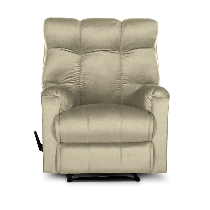 In House Rocking Recliner Chair Upholstered With Controllable Back - Violet-AB011S014 (6613420146784)