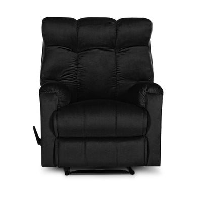 In House Rocking & Rotating Recliner Chair Upholstered With Controllable Back - Beige-AB011R001 (6613420179552)