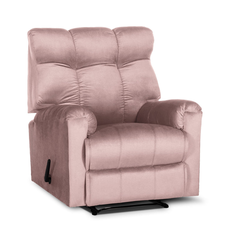 In House Classic Recliner Chair Upholstered With Controllable Back - Navy Blue-AB011C013 (6613419655264)