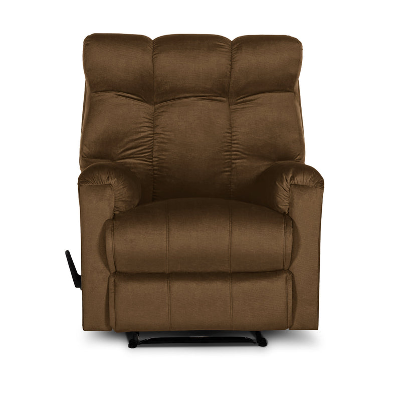 In House Classic Recliner Chair Upholstered With Controllable Back - Dark Beige-AB011C002 (6613419294816)