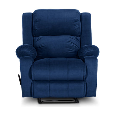 In House Rocking Recliner Upholstered Chair with Controllable Back  - Blue-905139-B (6613412839520)