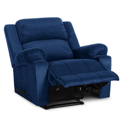 In House Rocking & Rotating Recliner Upholstered Chair with Controllable Back - Blue-905140-B (6613413298272)