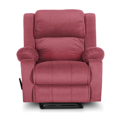 In House Rocking & Rotating Recliner Upholstered Chair with Controllable Back - Beige-905140-P (6613413527648)