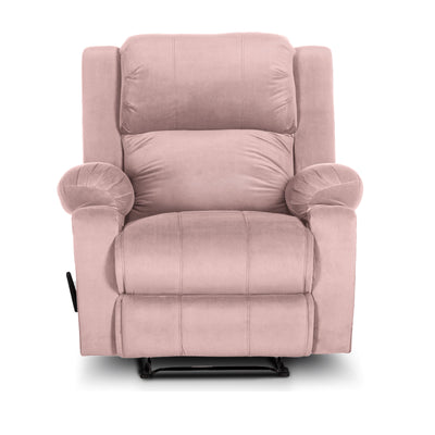 In House Rocking & Rotating Recliner Upholstered Chair with Controllable Back - Light Grey-905140-G (6613413462112)