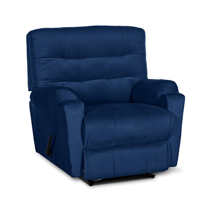 In House Classic Recliner Upholstered Chair with Controllable Back - Blue-905141-B (6613413789792)