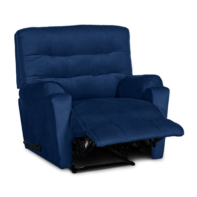 In House Rocking & Rotating Recliner Upholstered Chair with Controllable Back - Blue-905143-B (6613414707296)