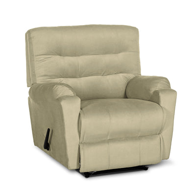 In House Rocking Recliner Upholstered Chair with Controllable Back - White-905142-W (6613414576224)