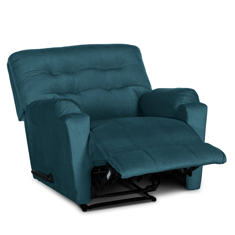 In House Classic Recliner Upholstered Chair with Controllable Back - Turquoise-905141-TU (6613413822560)