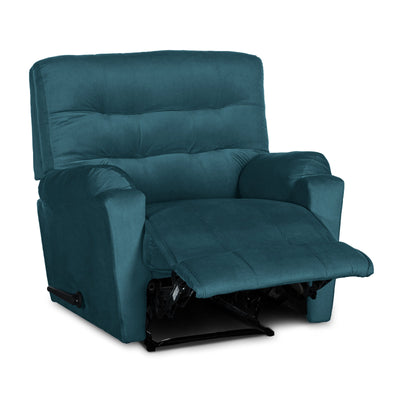 In House Rocking & Rotating Recliner Upholstered Chair with Controllable Back - Turquoise-905143-TU (6613414740064)