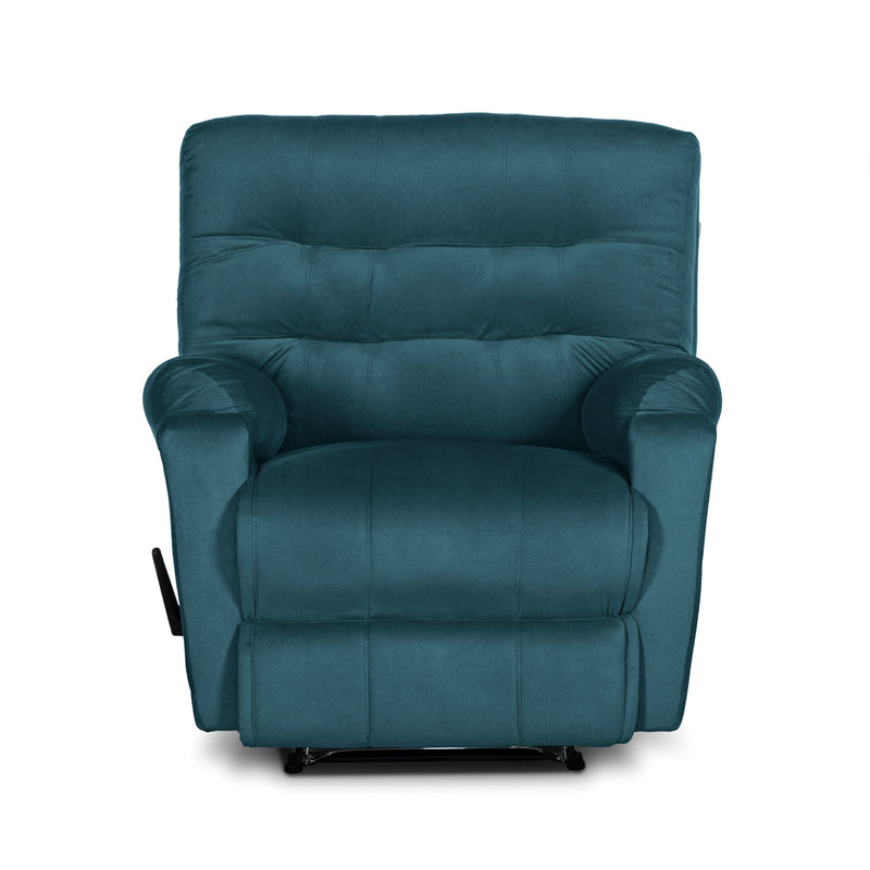 In House Rocking Recliner Upholstered Chair with Controllable Back - Turquoise-905142-TU (6613414281312)