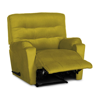 In House Classic Recliner Upholstered Chair with Controllable Back - Yellow-905141-Y (6613413953632)