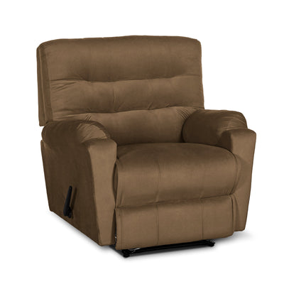 In House Rocking Recliner Upholstered Chair with Controllable Back - Light Brown-905142-BE (6613414215776)