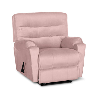 In House Rocking Recliner Upholstered Chair with Controllable Back - Light Grey-905142-G (6613414379616)