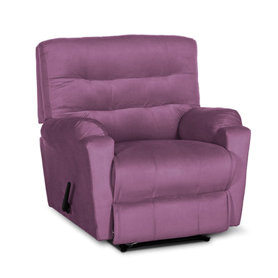 In House Classic Recliner Upholstered Chair with Controllable Back - Purple-905141-PU (6613414019168)