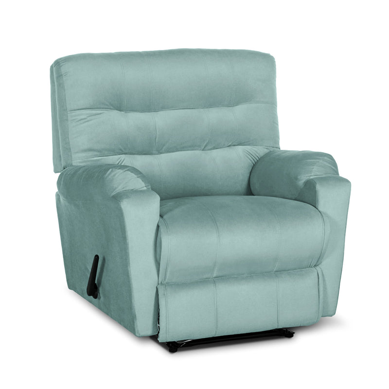 In House Rocking & Rotating Recliner Upholstered Chair with Controllable Back - Teal-905143-TE (6613414772832)