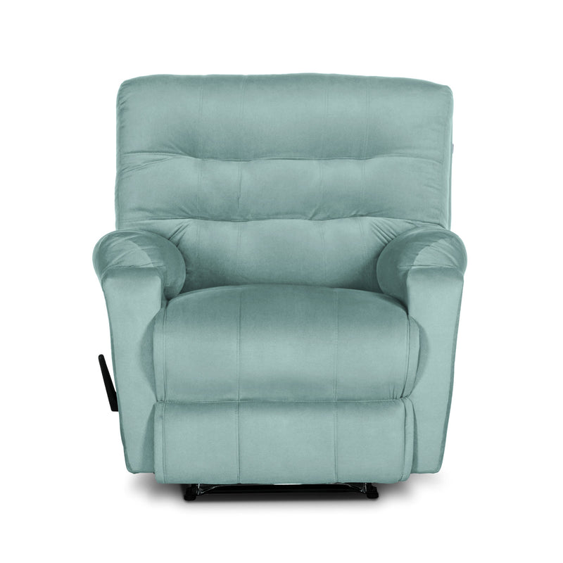 In House Rocking & Rotating Recliner Upholstered Chair with Controllable Back - Teal-905143-TE (6613414772832)