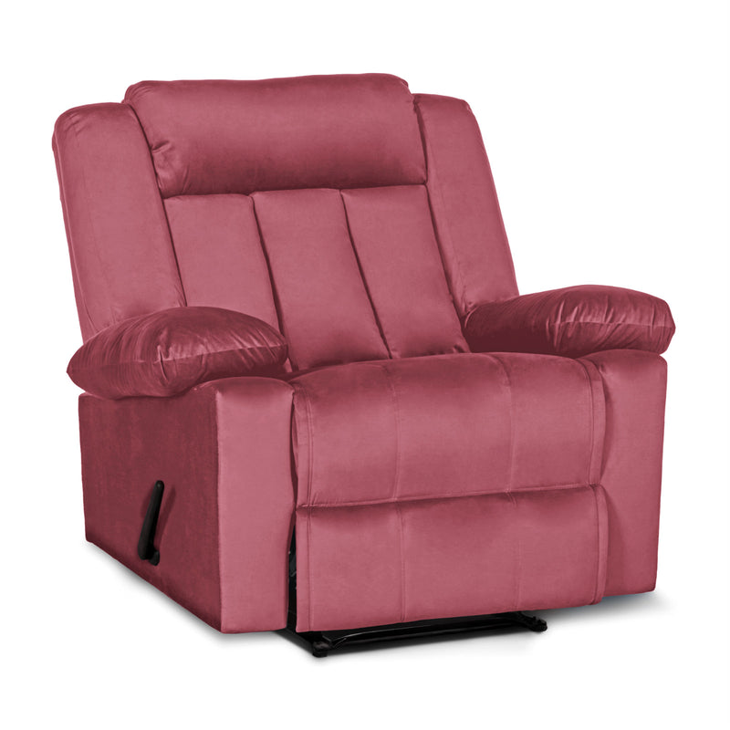 In House Classic Recliner Upholstered Chair with Controllable Back - Beige-905144-P (6613415362656)
