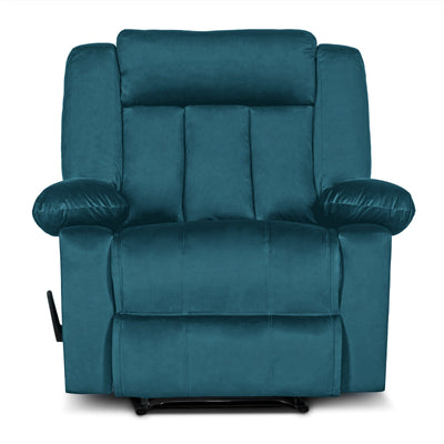In House Rocking & Rotating Recliner Upholstered Chair with Controllable Back - Turquoise-905146-TU (6613416181856)