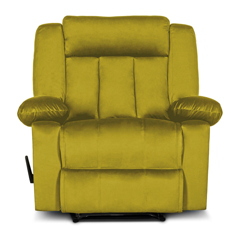 In House Classic Recliner Upholstered Chair with Controllable Back  - Yellow-905144-Y (6613415329888)