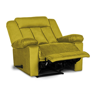 In House Rocking & Rotating Recliner Upholstered Chair with Controllable Back - Yellow-905146-Y (6613416312928)