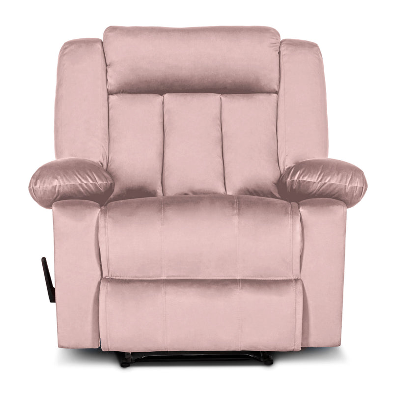 In House Rocking & Rotating Recliner Upholstered Chair with Controllable Back - Light Grey-905146-G (6613416280160)