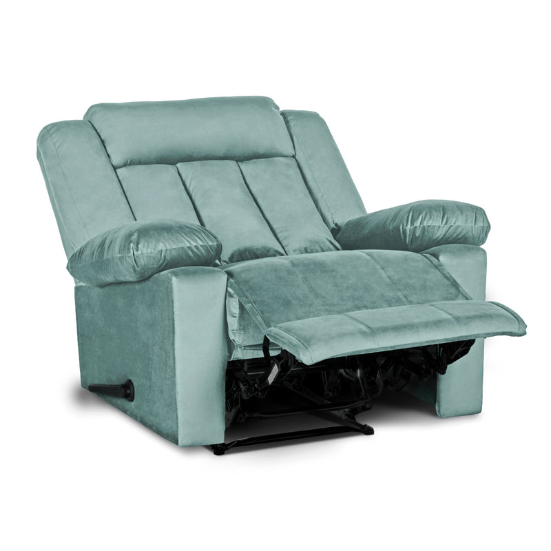 In House Classic Recliner Upholstered Chair with Controllable Back - Teal-905144-TE (6613415231584)