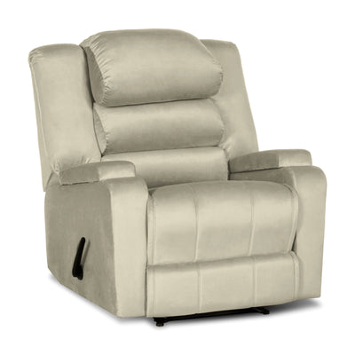 In House Rocking Recliner Upholstered Chair with Controllable Back - Pink-905148-PK (6613417361504)