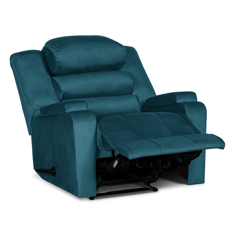 In House Classic Recliner Upholstered Chair with Controllable Back - Turquoise-905147-TU (6613416640608)