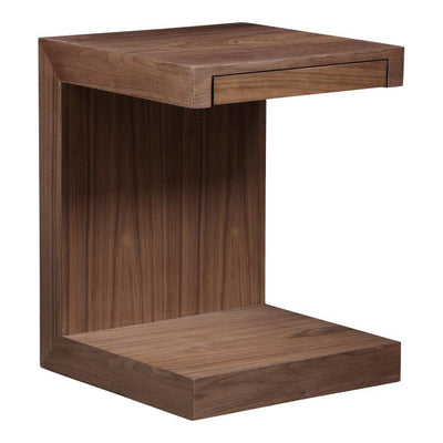 Zio Sidetable Walnut - Al Rugaib Furniture (4583209533536)