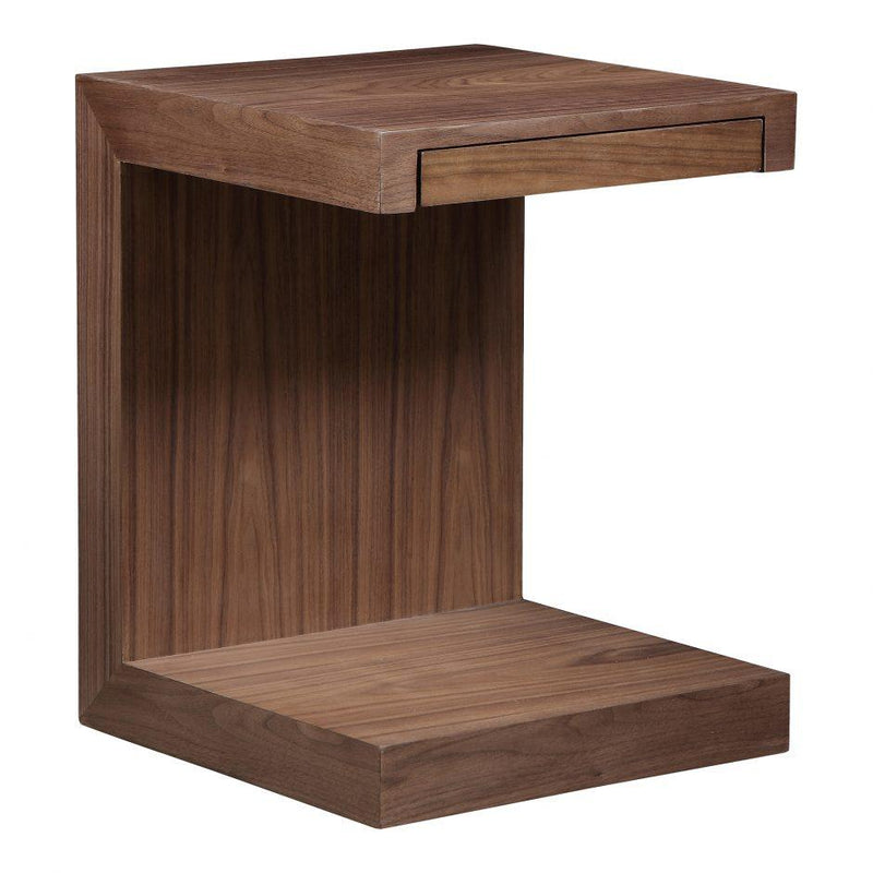Zio Sidetable Walnut - Al Rugaib Furniture (4583209533536)