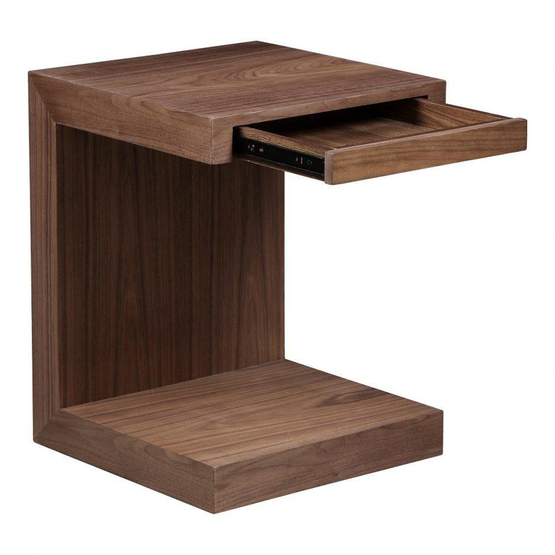 Zio Sidetable Walnut - Al Rugaib Furniture (4583209533536)