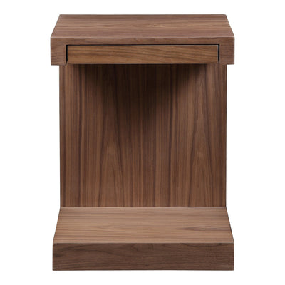 Zio Sidetable Walnut - Al Rugaib Furniture (4583209533536)