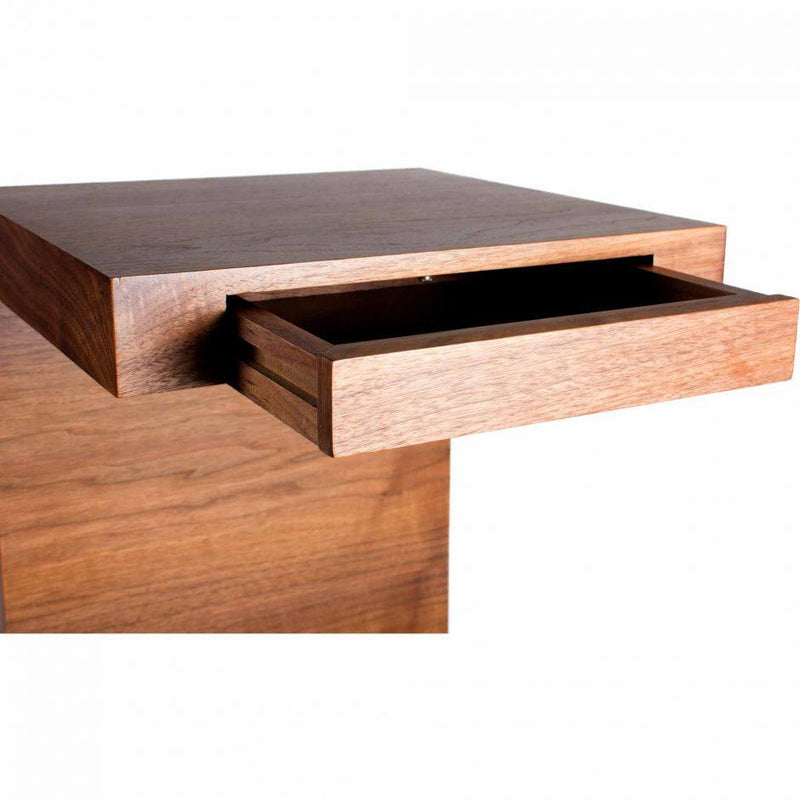 Zio Sidetable Walnut - Al Rugaib Furniture (4583209533536)