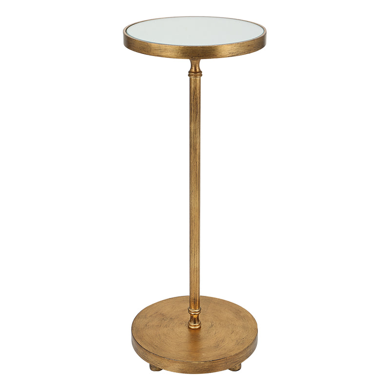Henzler Gold Circle Accent Table (6585685475424)