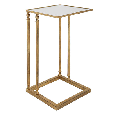 Henzler Gold Sofa Accent Table (6585685803104)