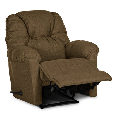 American Polo Classical Linen Recliner Upholstered Chair with Controllable Back - Light Brown-905165-BE (6613423521888)
