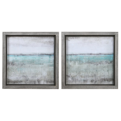 Uttermost-Aqua Horizon Framed Prints, S/2 (6536491860064)