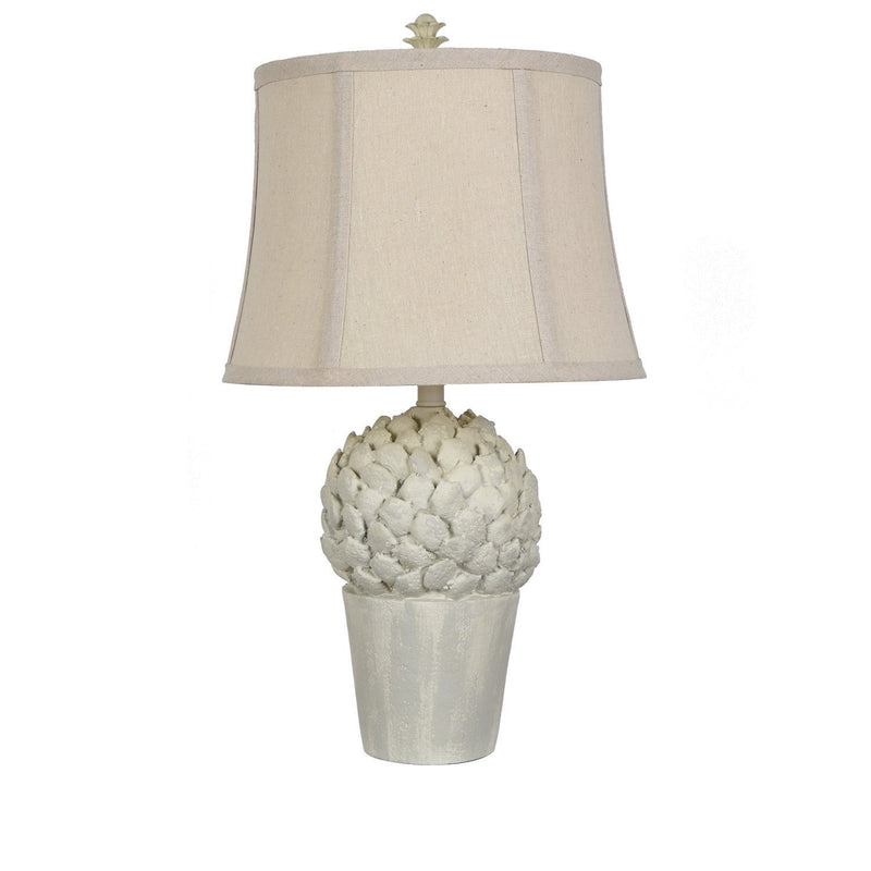 Potted Artichoke Table Lamp - Al Rugaib Furniture (4494520778848)