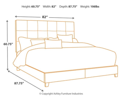 Dolante King Upholstered Bed (6621693935712)
